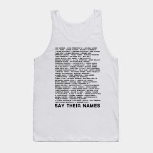 Say Their Names Tank Top